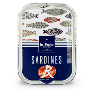 Boite de sardines label rouge de la conserverie la perle des dieux