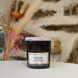 Confiture de mûre sauvage faite maison par Dame Cerise et vendue par Chez Ty Kouign.